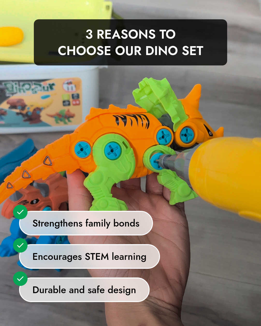 Funtra™ DIY Dino Set